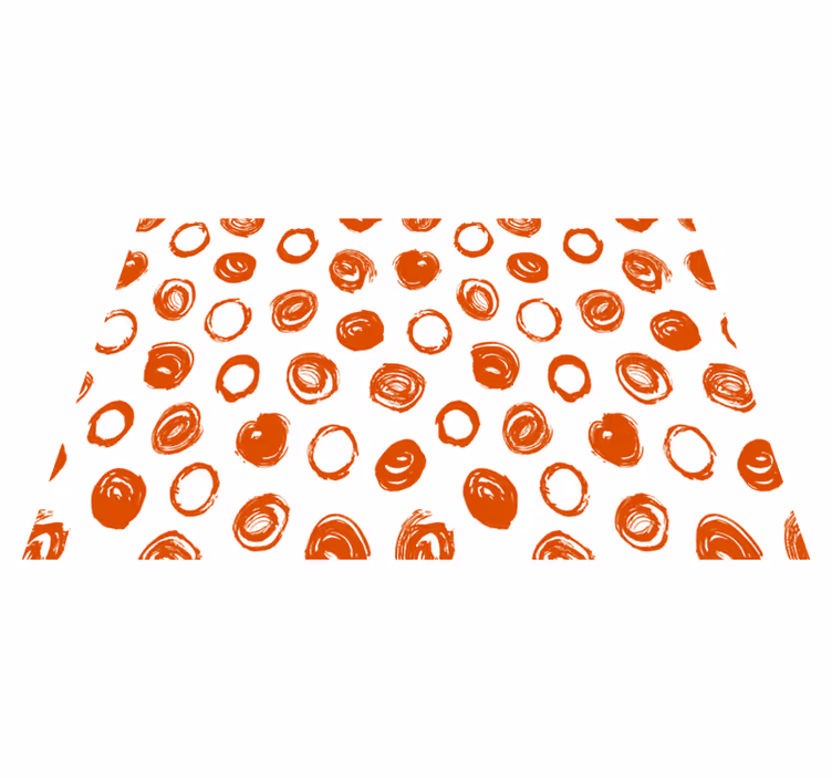 Textured placemats with circular brushstroke design - TenStickers