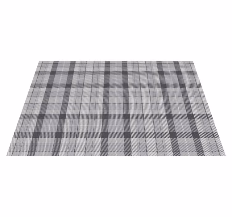 Plaid linen style elegant placemats - TenStickers