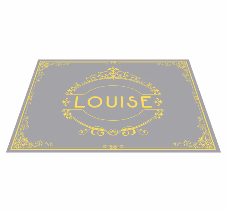 Personalisable placemats with elegant name display - TenStickers