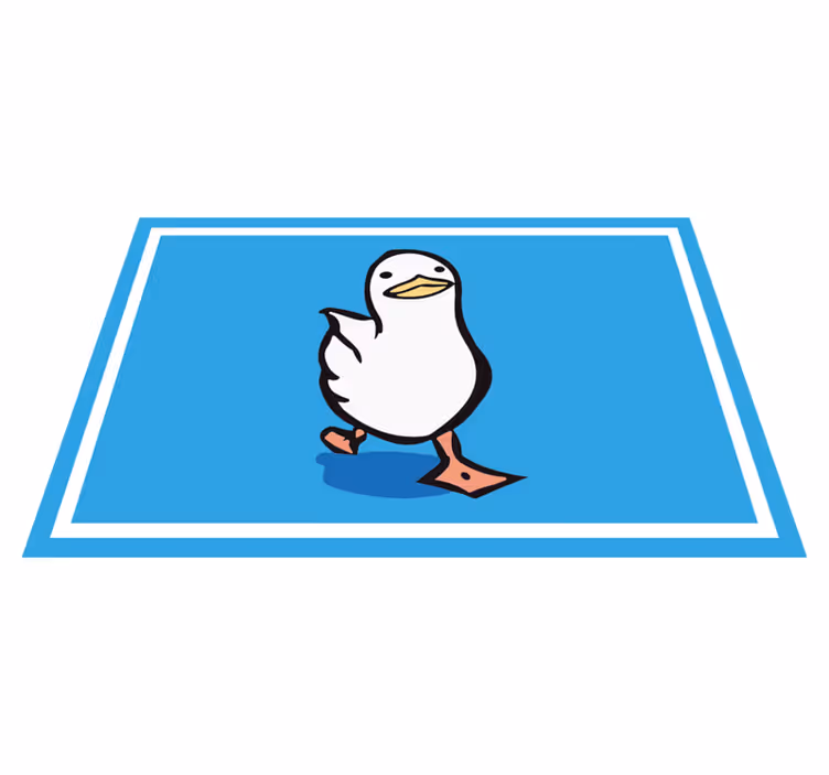 Children placemats cartoon duck design - TenStickers