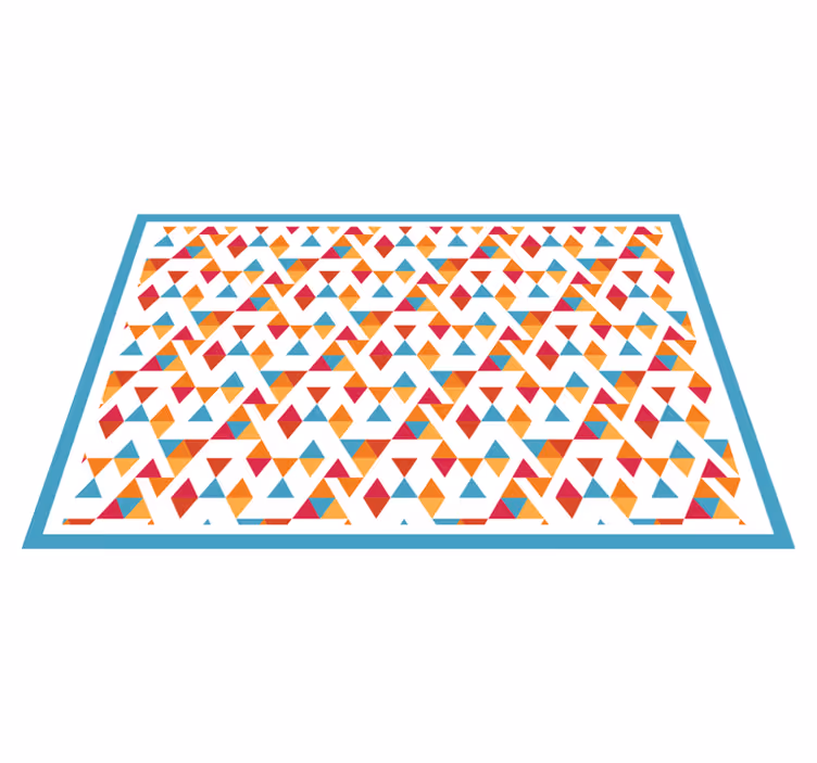 Original placemats vibrant geometric design - TenStickers