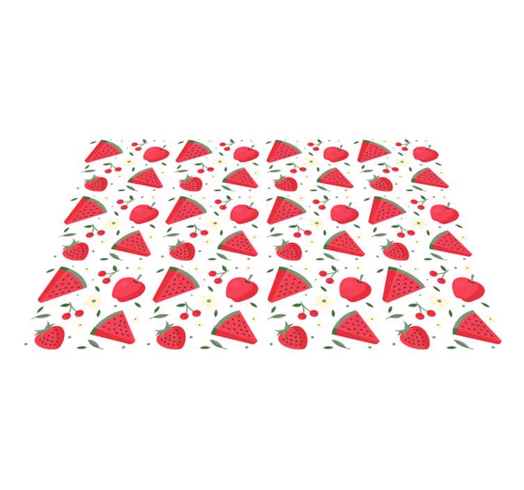 Children placemats fruit slice design - TenStickers