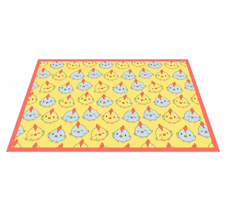 Children placemats cute chick design - TenStickers