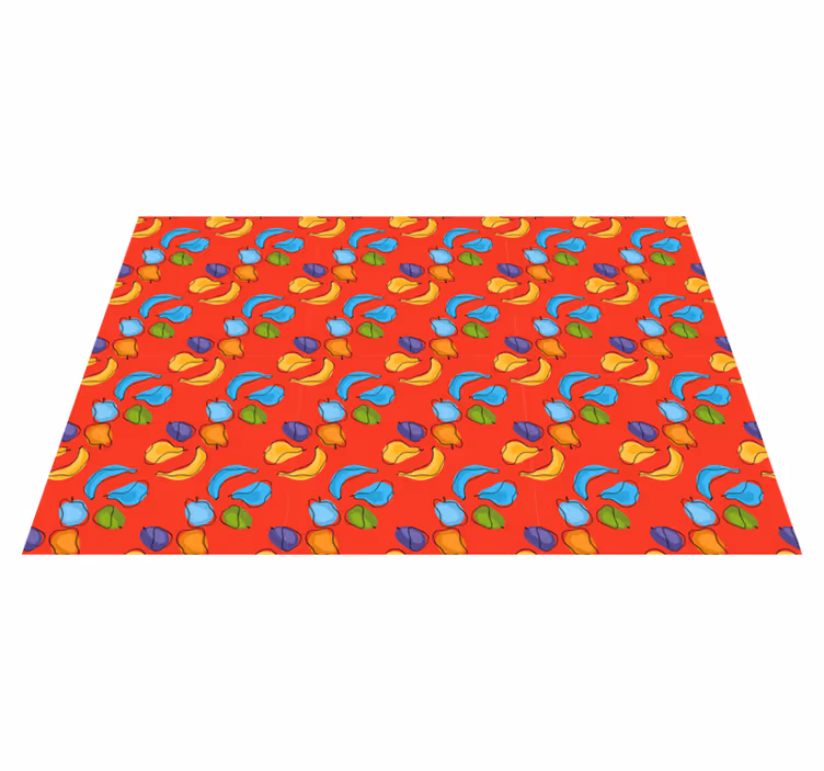 Original placemats colorful fruit design - TenStickers