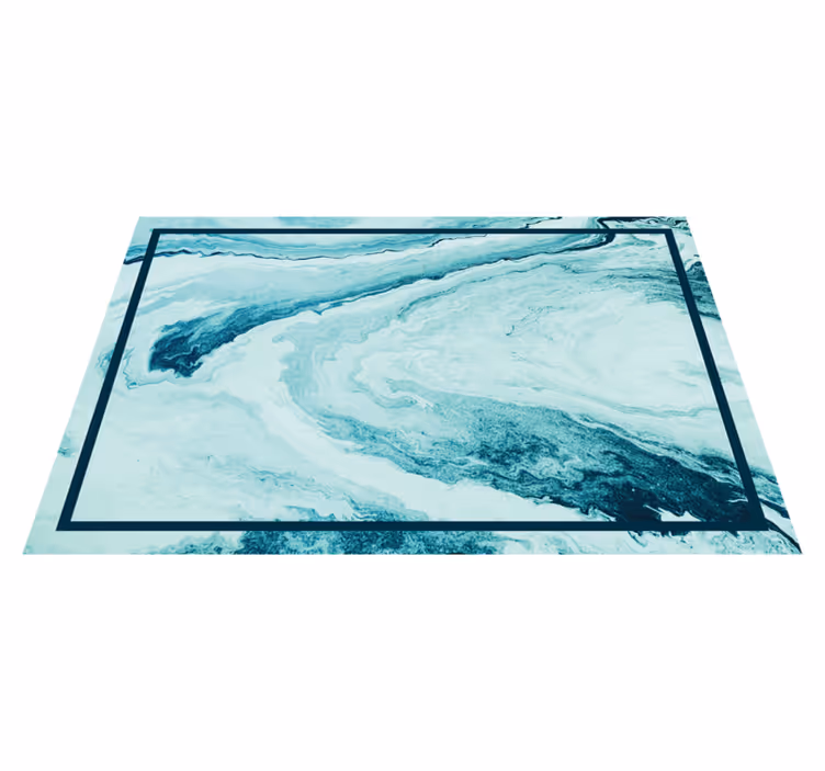 Textured placemats with ocean wave design - TenStickers
