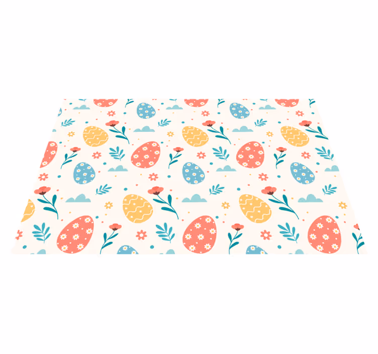Children placemats colorful egg design - TenStickers