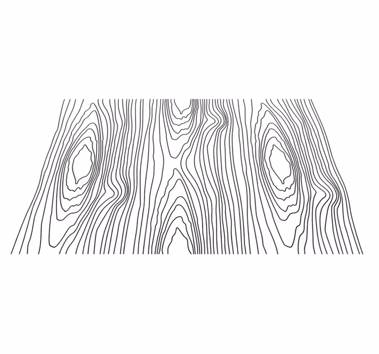 Textured placemats with wood grain design - TenStickers