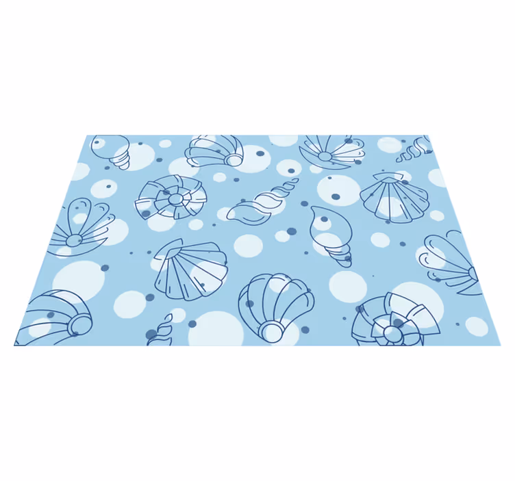 Original placemats ocean shell designs - TenStickers