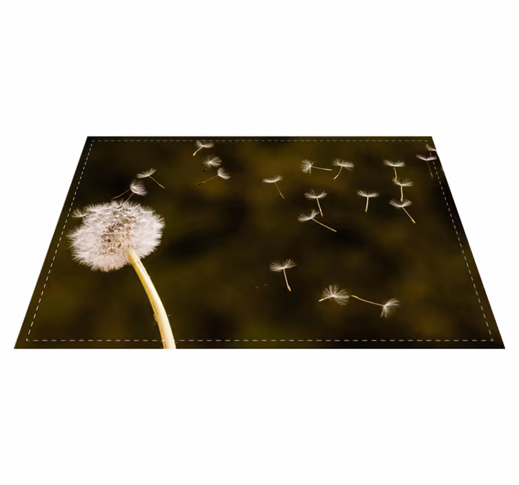 Original placemats dandelion fluff seeds - TenStickers