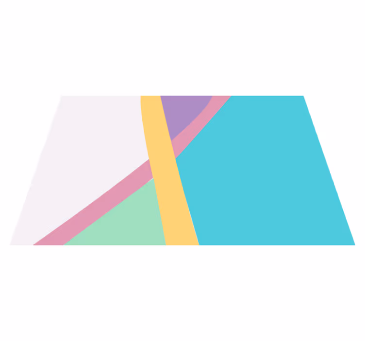Modern placemats in abstract colorful layers - TenStickers