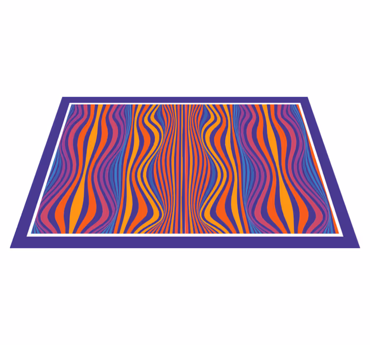 Textured placemats with curved line designs - TenStickers