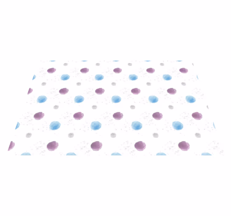 Textured placemats in colorful dotted patterns - TenStickers