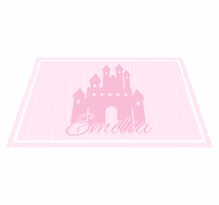 Children placemats with castle themed design - TenStickers