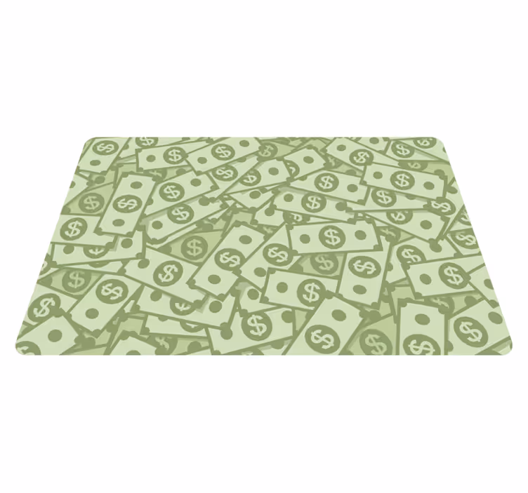 Original placemats cash pattern design - TenStickers