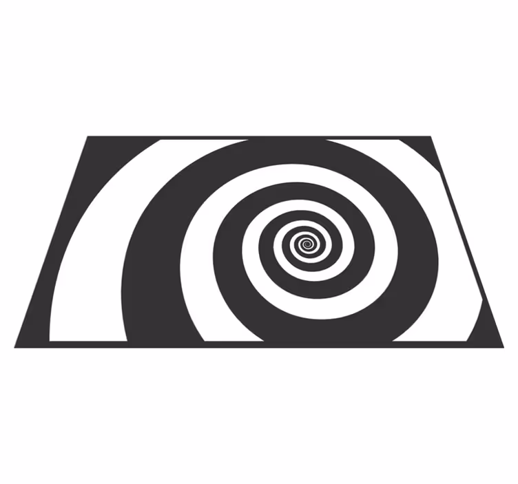 Textured placemats with spiral optical design - TenStickers