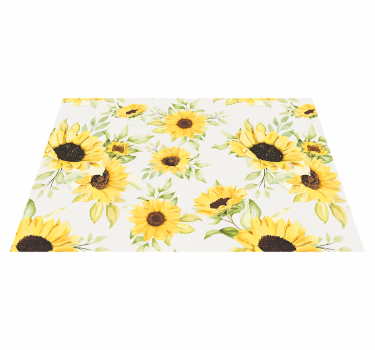 Original placemats sunflower design - TenStickers