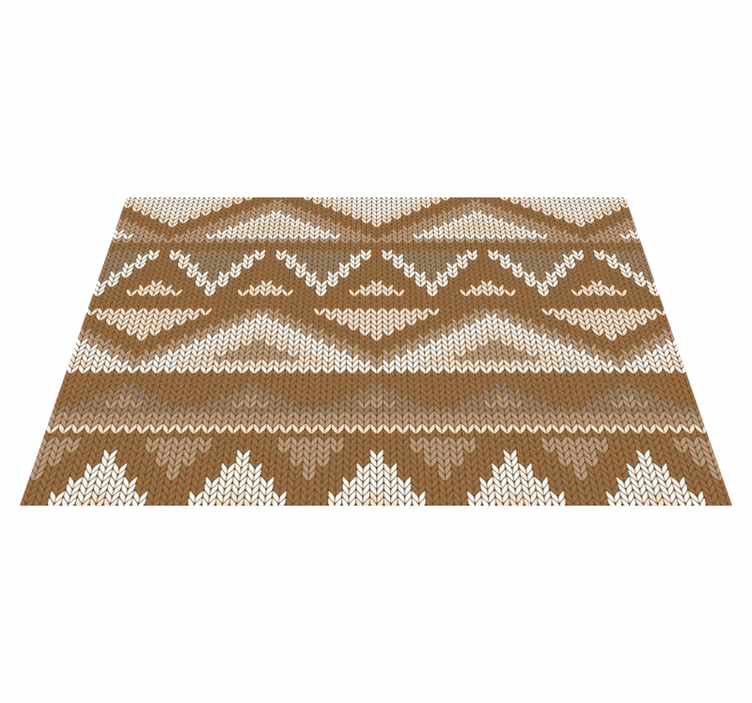 Textured placemats with knitted design surface - TenStickers