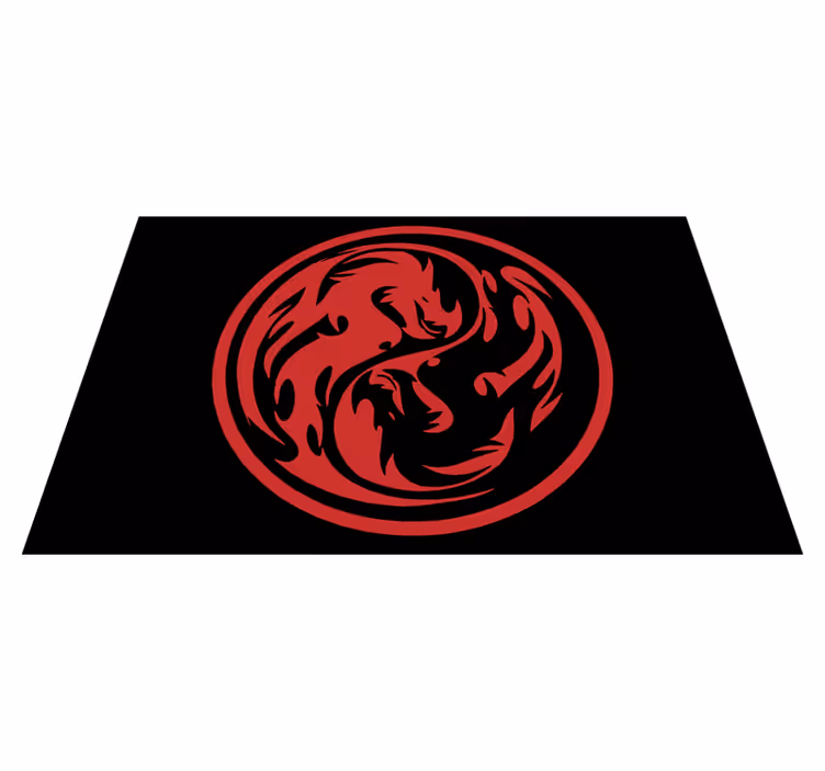 Original placemats dragon emblem design - TenStickers