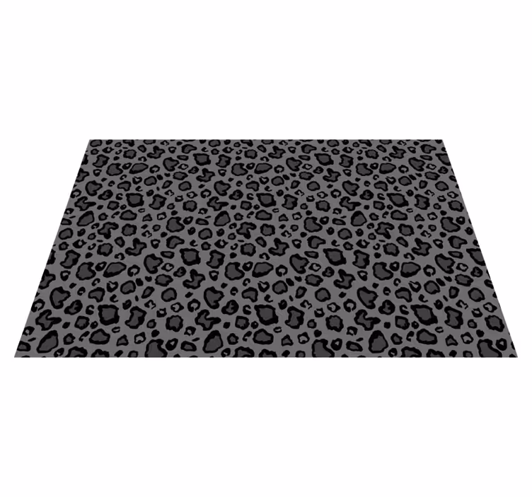 Textured placemats leopard spot design - TenStickers