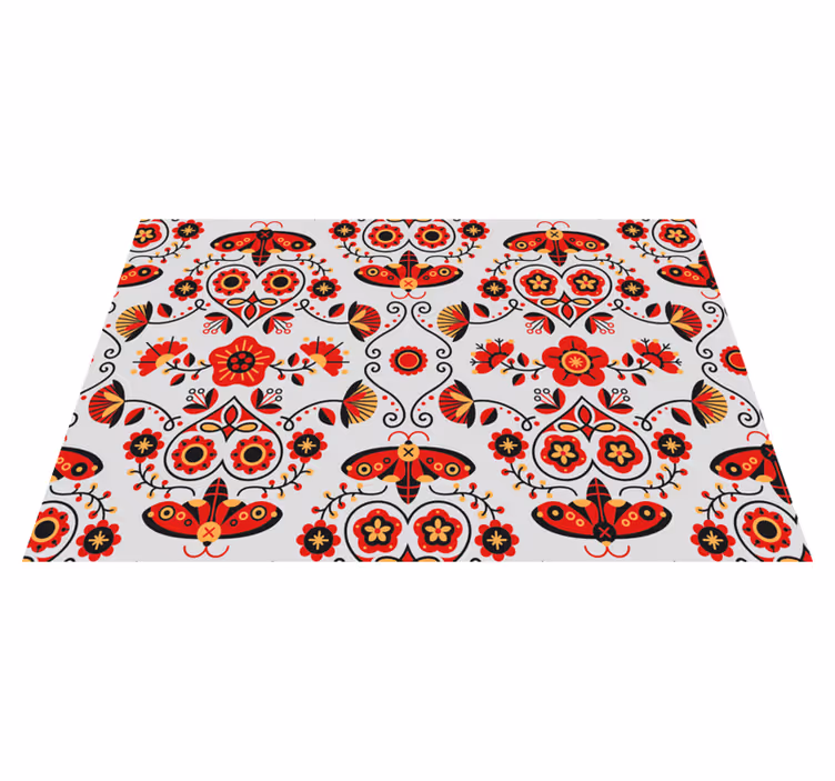 Original placemats lively floral arrangement - TenStickers