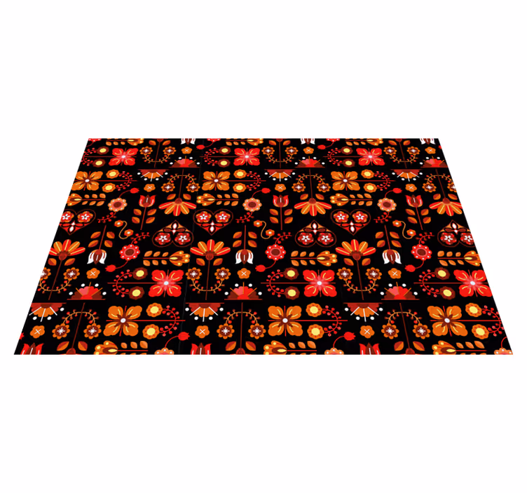Original placemats lively botanical design - TenStickers