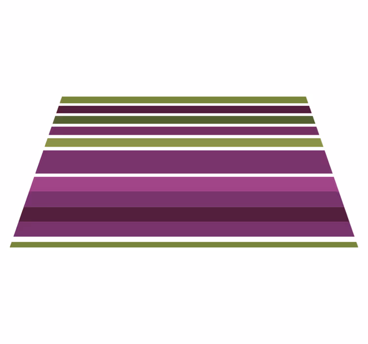 Textured placemats striped color palette - TenStickers