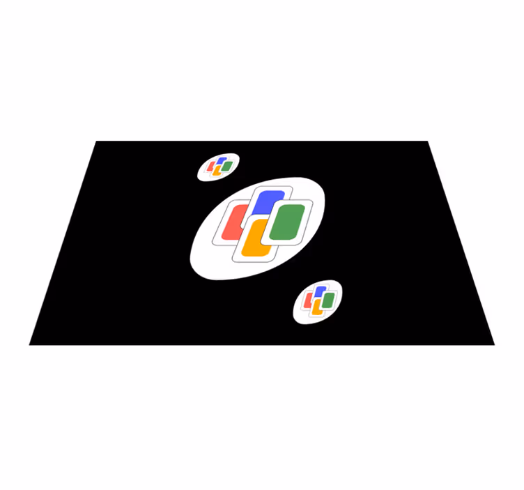Original placemats vibrant geometric designs - TenStickers