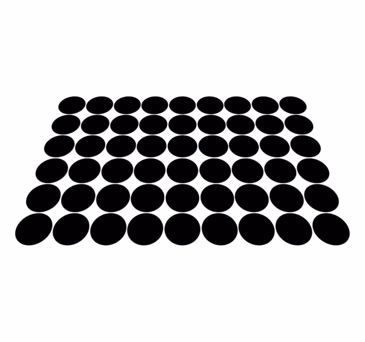 Textured placemats with abstract circular design - TenStickers