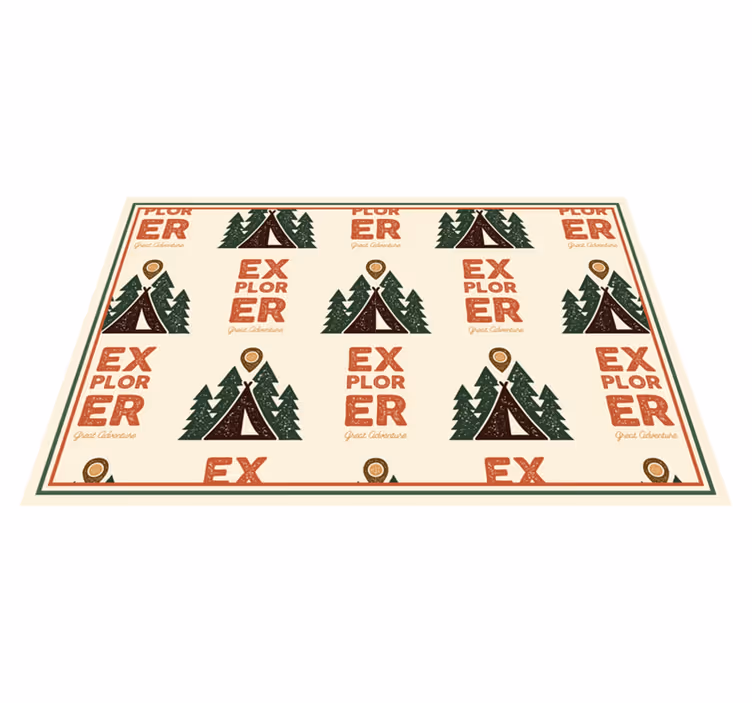 Original placemats explorer adventure design - TenStickers