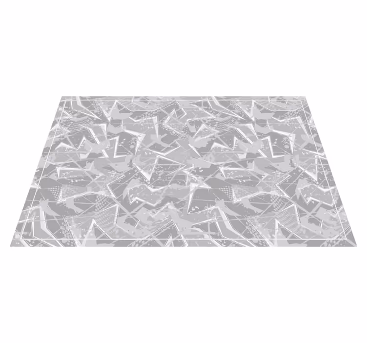 Textured placemats with abstract geometric shapes - TenStickers