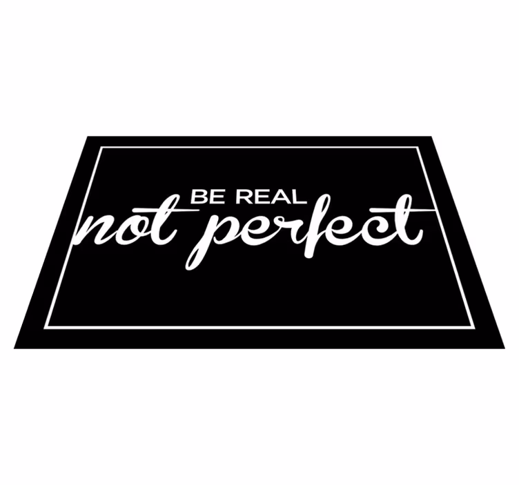 Placemat with quote embrace your true self - TenStickers
