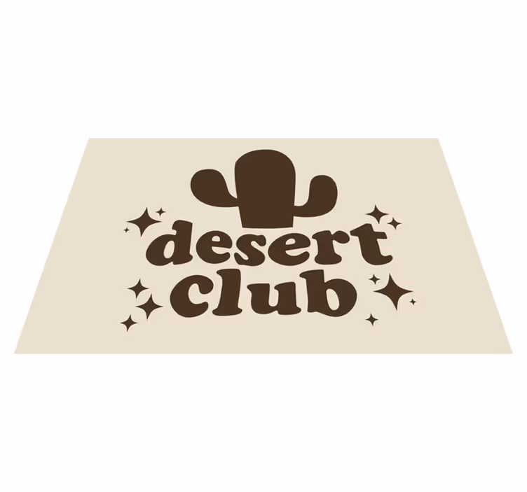 Original placemats cactus club design - TenStickers