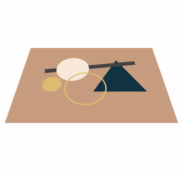 The balance of geometric modern placemats - TenStickers