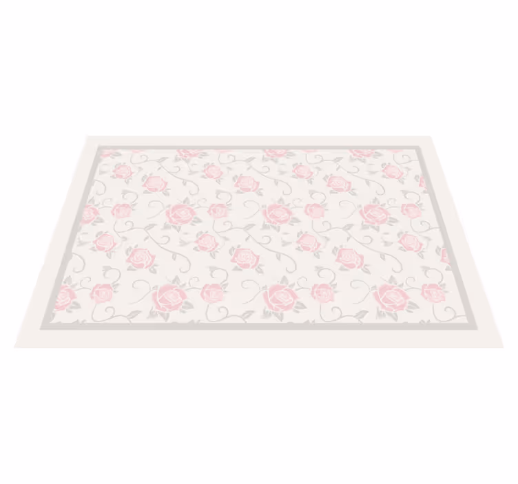 Textured placemats with botanical print design - TenStickers