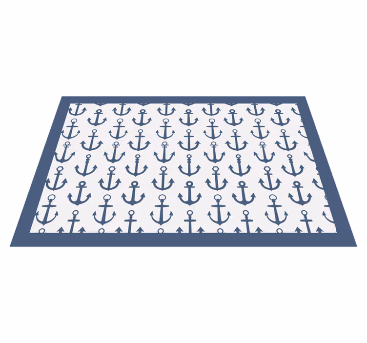 Original placemats with anchor pattern design - TenStickers