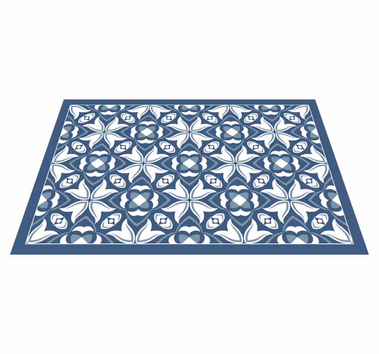 Textured placemats with intricate botanical design - TenStickers