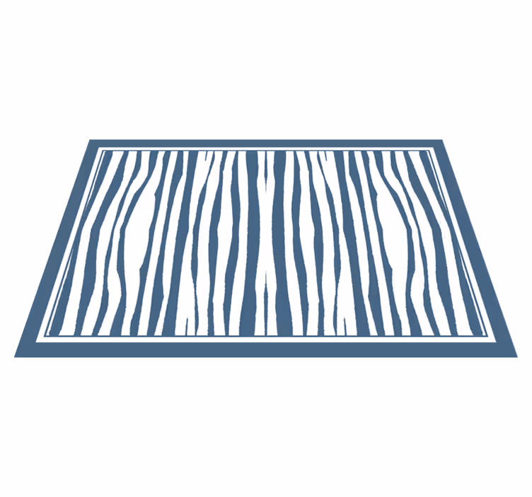 Textured placemats with zebra stripe design - TenStickers