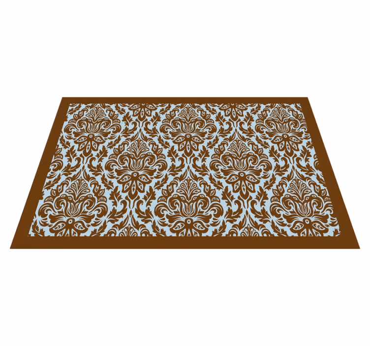 Textured placemats with detailed floral design - TenStickers
