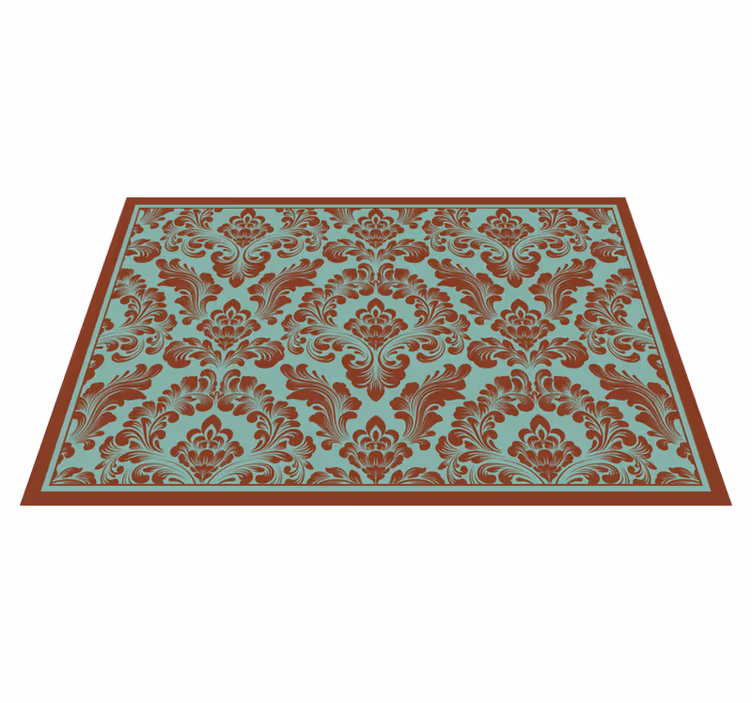 Textured placemats elegant floral design - TenStickers