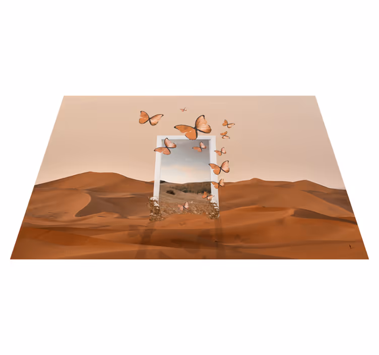 Original placemats butterflies emerging frame - TenStickers