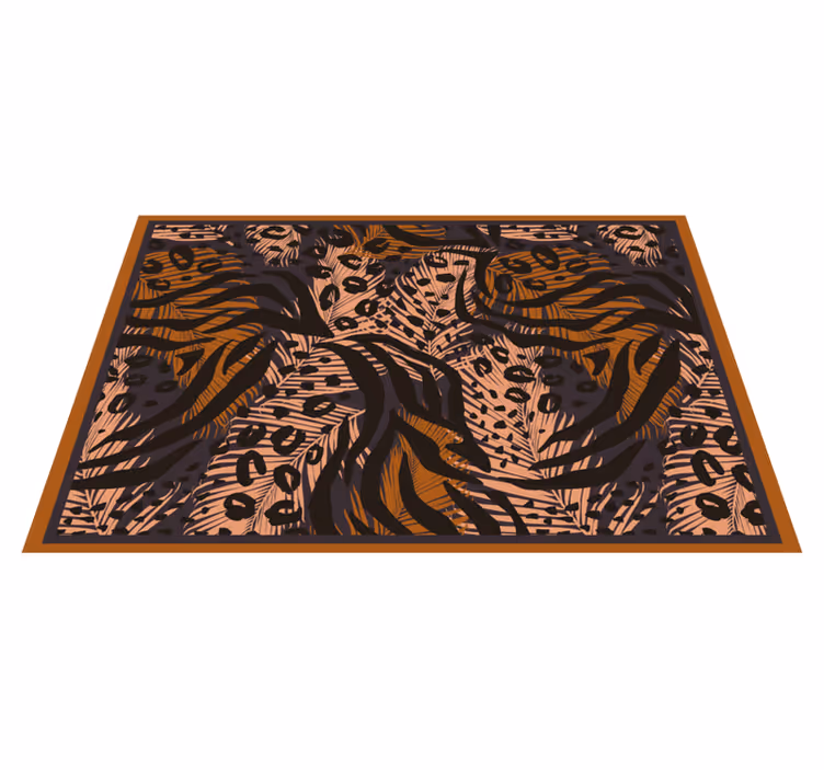 Original placemats floral jungle design - TenStickers
