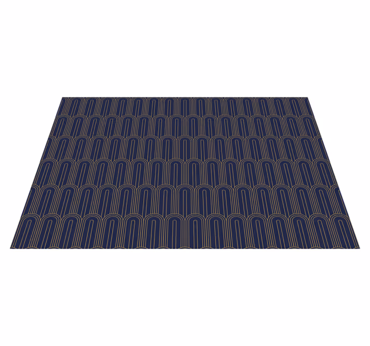 Modern placemats with elegant arched lines - TenStickers