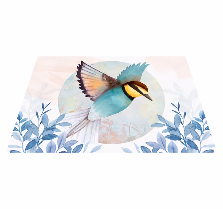 Original placemats with colorful bird designs - TenStickers