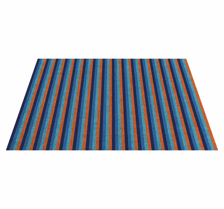 Textured placemats with colorful striped design - TenStickers