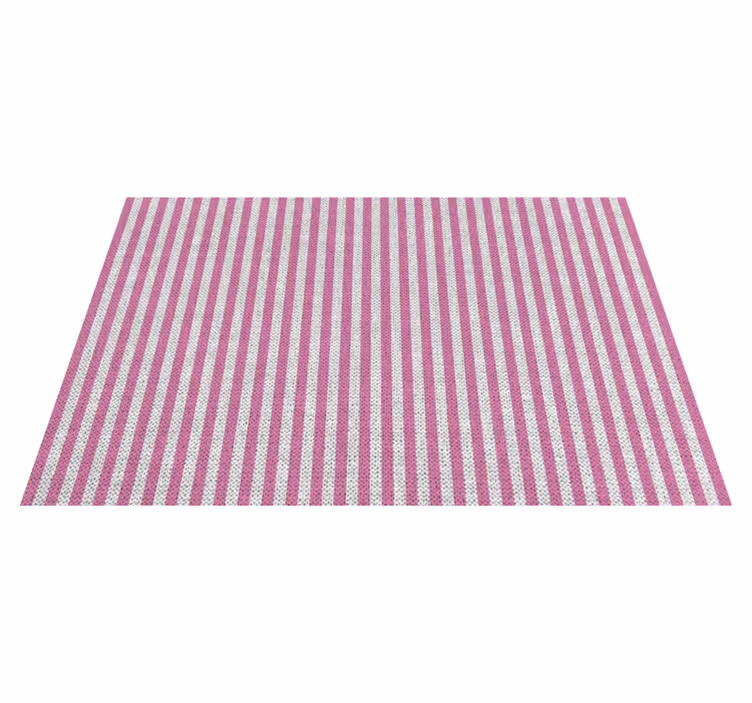 Textured placemats striped tabletop design - TenStickers