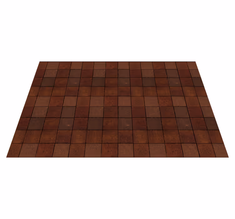 Textured placemats square brown design - TenStickers