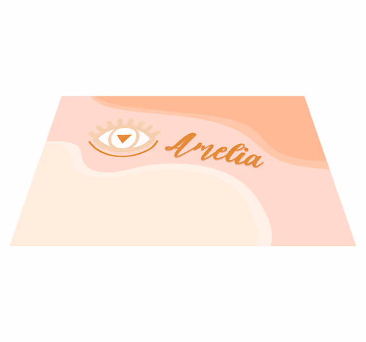 Personalisable placemats with eye motif design - TenStickers