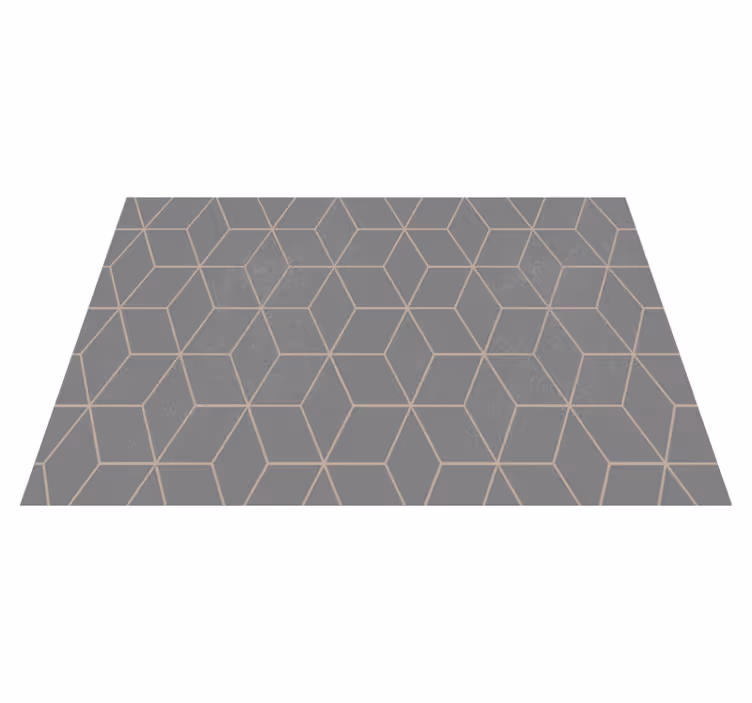 Textured placemats with hexagonal pattern surface - TenStickers