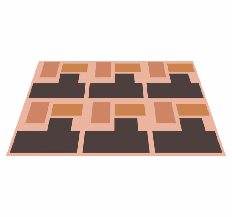 Modern placemats abstract geometric design - TenStickers