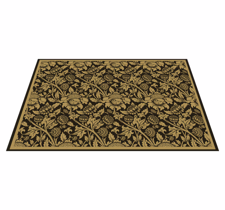 Elegant placemats botanical elegance - TenStickers
